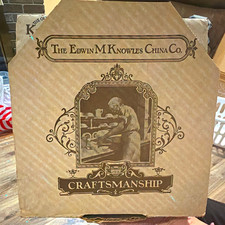 The Edwin M. Knowles China Co. Craftsmanship Porcelain Collector Plate, USA picture