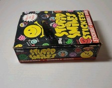 1989 Topps Stupid Smiles Stickers Full Sticker Card Box 48 Sealed Packs picture