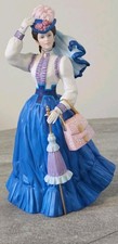 Vintage AVON The 1996 Mrs. Albee Award  Full-Size Porcelain Lady w/Box+Card picture