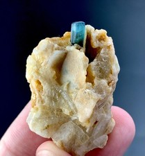 101 Carat Blue Tourmaline Crystal Specimen From Afghanistan picture