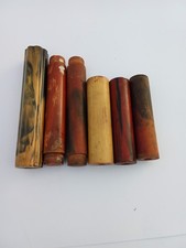 6 Vintage Bakelite Catalin Rods Handles Lot Marbled Phenolic Resin Material 21-2 picture