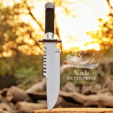 CUSTOM HANDMADE D2 STEEL LS1 COMMANDO KNIFE SYSTEM HUNTING TACTICAL BOWIE KNIFE picture