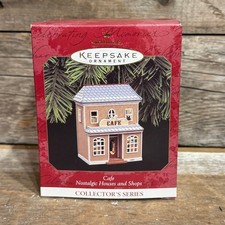 '97 Hallmark Keepsake, Nostalgic Houses and Shops, Café, Collector's Series, NIB picture