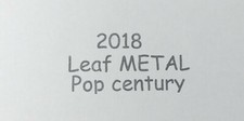 2018 Leaf Pop Century Metal Wardrobe Relic Christopher Walken Will Ferrell PC205 picture