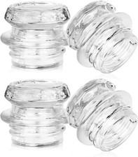 4Pcs Coffee Percolator Glass Top Replacement - Top... picture