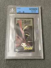 Tim Sale Autographed 1995 Spawn Trading Card  Double Authenticated JSA & Beckett picture
