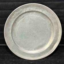 Antique Pewter Plate, LONDON Mark, 8
