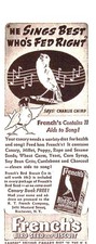 French's Vintage Magazine Ad Canary Bird Seed Biscuit 1941 picture