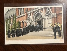 Harvard Class Day Seniors Sanders Theatre Cambridge Massachusetts Postcard picture