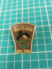 Vtg Ketchikan Alaska 100 Year Anniversary 2000 Gold Tone Lapel Pin picture