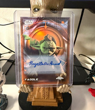 Topps 2026 Chrome Star Wars Yaddle #117 Hard Signed Auto Bryce Dallas Howard /25 picture