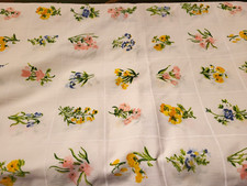 Vintage 70s Lovely Floral twin sheet set percale polycotton picture