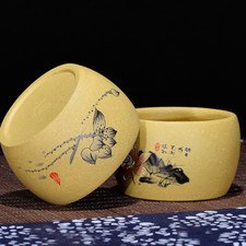1pair 80ml Chinese Yixing Purple Clay Handmade Lotus Gongfu Tea Cup Tea Set picture