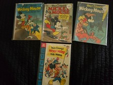 dell 4 color mickey mouse 1940s and 50s comics picture