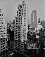 High angle view a high rise building a Waldorf Cafeteria street le- Old Photo picture