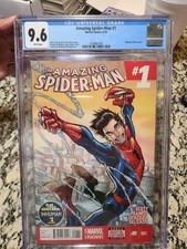 Marvel Comics Amazing Spider-Man #1 (2014) CGC 9.6 NM+ Slott Quesada picture