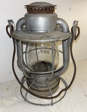 Antique Dietz B & M Railroad Kerosene Lantern Boston and Maine Marked Globe picture