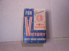 Vintage WW2 Buy War Bonds for Victory Motor Bearings Box - Empty  picture