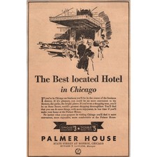 1935 MPLS Journal Newspaper Ad The Palmer House Hotel State St. Chicago FL5-2 picture