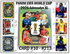 PANINI FIFA WORLD CUP 2026 Adrenalyn XL CARD OF YOUR CHOICE #10 - #213 picture