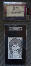 1998 Reba McEntire Rookie Card SGC 10 & Early Concert Ticket Leaf Pop Century picture