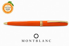 MONTBLANC Ballpoint Pen Generation Resin Orange Rare Vintage Box 1990s picture