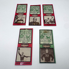 E.F.D. Diamond Matchbook Back 1934 NFL Football Card Lot 5 Badgro Caddel picture