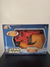 VTG 1996 Star Wars Star Tours Han Solo DL-44 Orange Blaster Gun Hasbro BRAND NEW picture