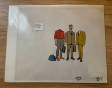 1965 Jonny Quest Dr. Benton Quest/Race Bannon Production Cel/Free Shipping picture