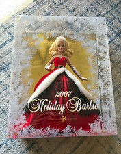 Barbie 2007 Holiday Barbie Christmas Collector Doll Figurine Boxed picture