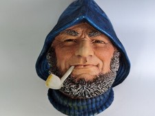 Vintage F. Wright Legend Products England Chalkware Bust Old Salt picture
