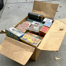 Avon Boxed Glass Decorative Cologne Bottle Lot, Cars & Vehicles, 1970s picture