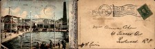 CT New Haven WHITE CITY Amusement Park Postcard c1909 Savin Rock Lagoon Roller C picture