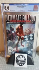 Ultimate Fallout #4  CGC 8.0 2011 1st Print - 1st Miles Morales 🔑  picture