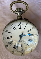 Large Antique Swiss Ball Watch Style Glass Sphere 1900 picture