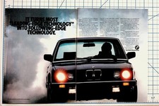 1983 BMW 528e Original Magazine Ad 