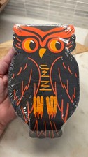 Molly & Rex 32 Guest Towels Paper Napkins Vintage Style Halloween Owl NEW picture