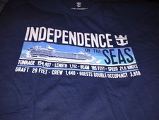 Royal Caribbean - Independence of the Seas- Navy Blue XL T-Shirt - Brand New picture