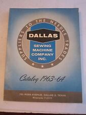 1963-1964 DALLAS SEWING MACHINE PARTS CATALOG - 376 PAGES - SEE PICS - TUB RRRR picture