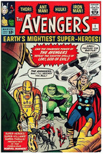 Me$$age or Offer Facsimile reprint covers only to Avengers #1 (1963) picture