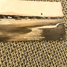 J. Waterhouse RPPC Postcard,Seaside,Oregon,Cottages South of Pier,Posted,1907-15 picture