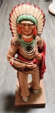 Vintage 76 Native Indian Chief Statue V. Kendrick Universal Statuary Chicago 15