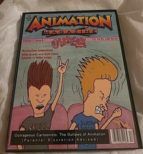 Beavis And Butt-head Animation Magazine Cover Only Print Ad Framed 1993 8.5X11  picture