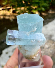 Natural Aquamarine Twins Crystal , 88 Carats @ Mineral Specimens picture