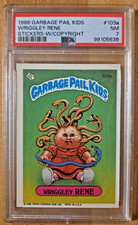 1986 Garbage Pail Kids Series 3 Wriggley Rene #103a W/Copyright PSA 7 picture