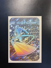 1990 Marvel Universe Series 1 Silver Surfer Hologram Insert Chase Card MH3 picture