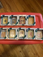 Vintage 1998 Anne Geddes 12 Days Of Christmas Ornament Set Of 9 Pc  New picture