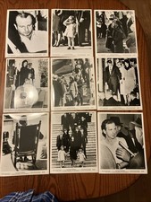 17- Vintage 8x10 Photos John F. Kennedy From Film “ Four Days In November” & Tic picture