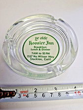 Vintage Ye Olde Hoosier Inn Stockton California Round 3 Lobe  Ashtray picture