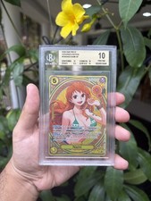 One Piece TCG Nami EB03 SP BGS 10 Pristine picture